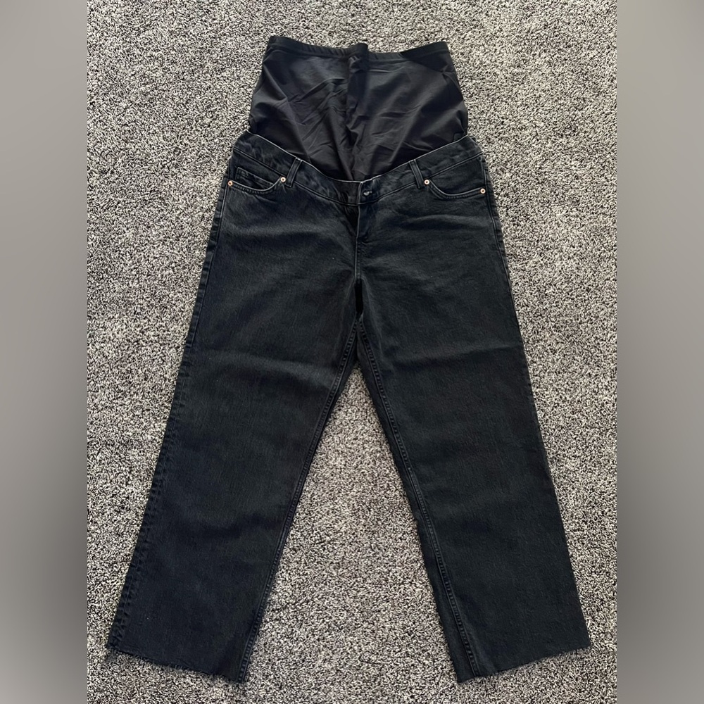 ASOS- black maternity jeans